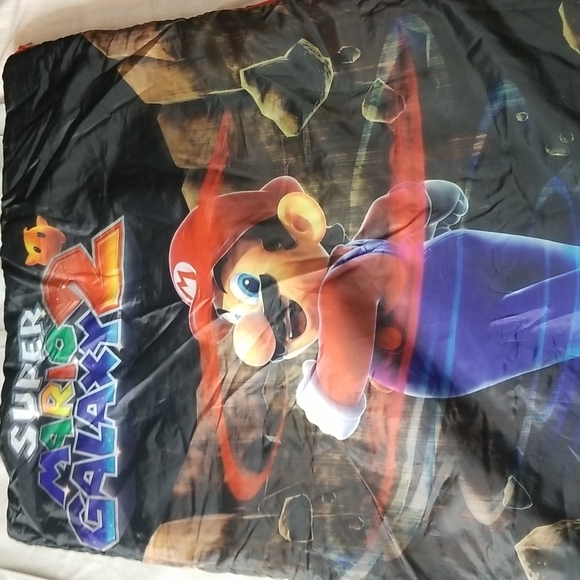 NINTENDO SUPER MARIO GALAXY 2 - CHILD YOUTH SLEEPING BAG RARE - Picture 4 of 9